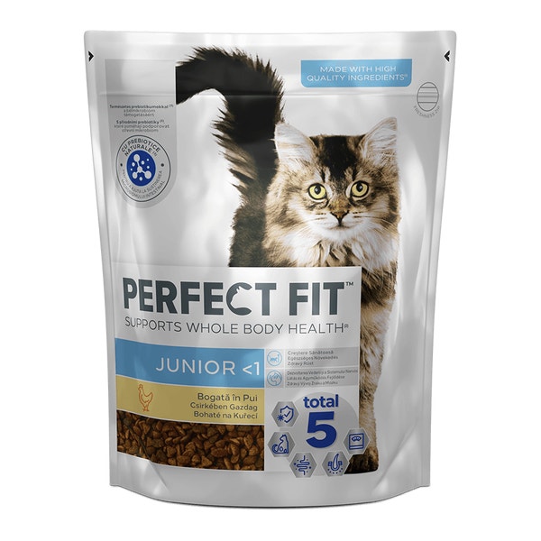 Perfect fit Junior Sausā barība kaķiem ar vistu 750g