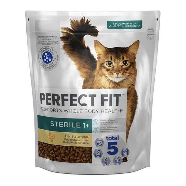 Perfect Fit Sterile Sausā barība kaķiem ar vistu 1.4kg